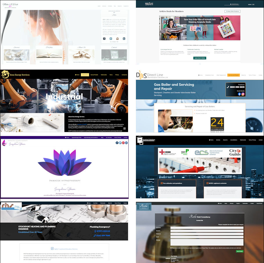 Examples of our Web Designs